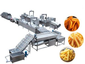 french fries production line