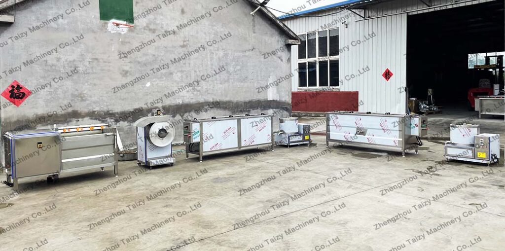 बिकास हेतु बिक्री के लिए Industrial french fries production line