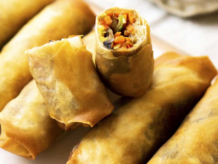 vegetable spring rolls