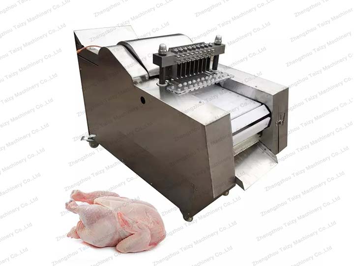 máy cắt thịt gà tự động