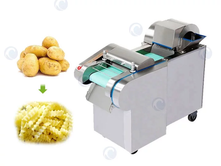 Corrugated french fry cutter