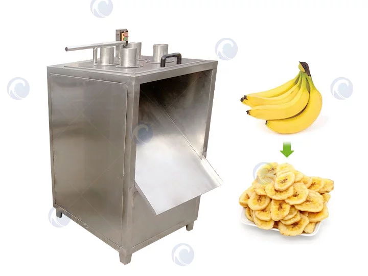 Stainless steel banana slicer