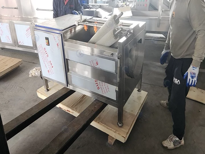 Fruits and Vegetables Washing & Peeling Machine