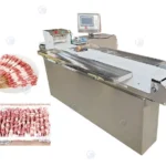 Meat skewer machine