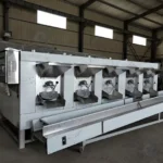 Peanut roasting machine for food processing