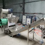 Garlic separating and peeling production line for sale