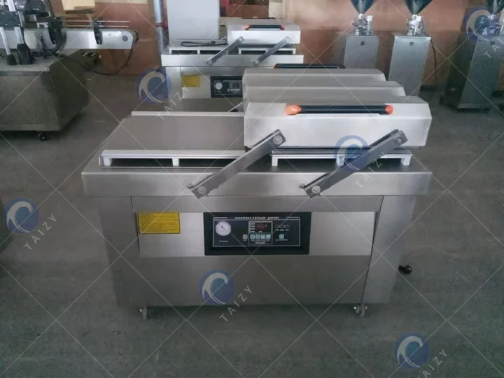 double vacuum packaging machine