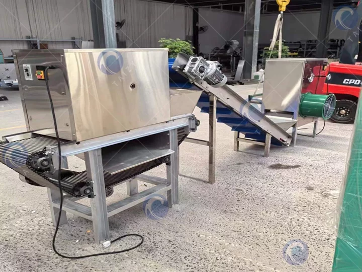 Garlic separating and peeling machine unit for sale