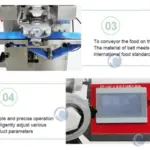 encrusting machine structure