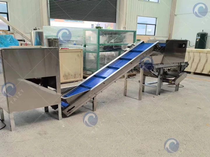 exported Garlic separating and peeling machine unit