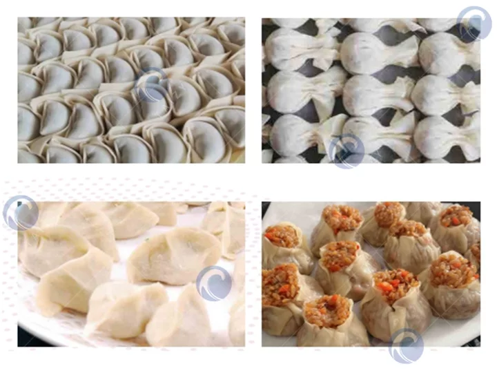 final product of Pelmeni making machine