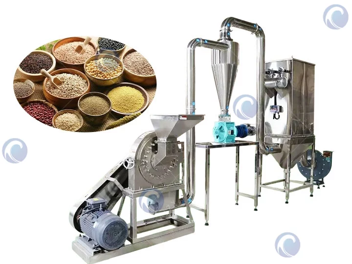 Grain crusher machine