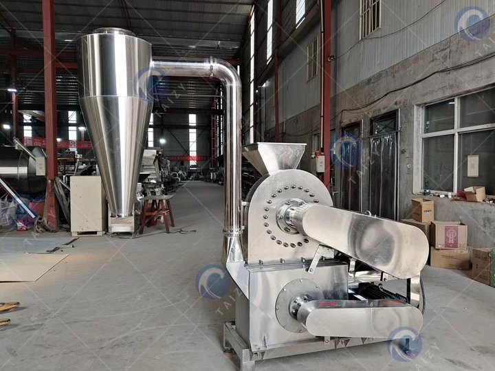 powder crusher machine with single dust collector