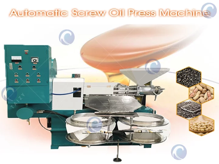 Screw oil press machine