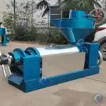 Semi-automatic oil pressing machine work