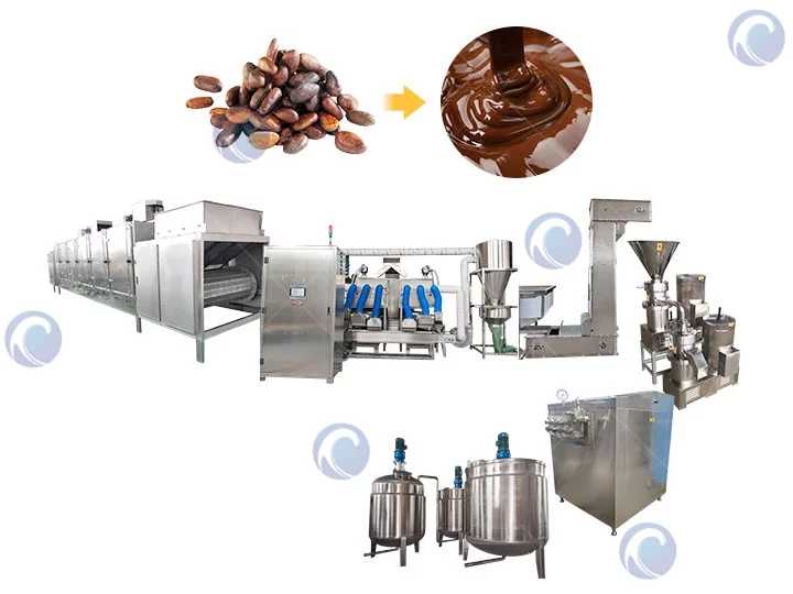 Máquina de fazer pasta de cacau exportada
