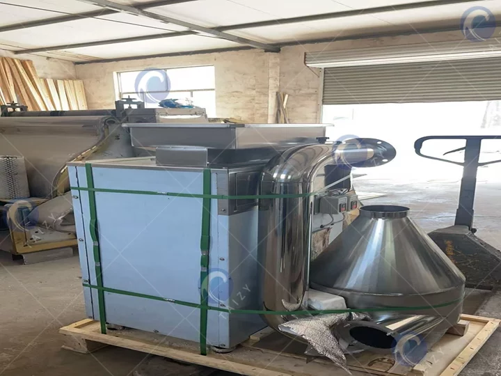 máquina exportada de descascamento de grãos de cacau