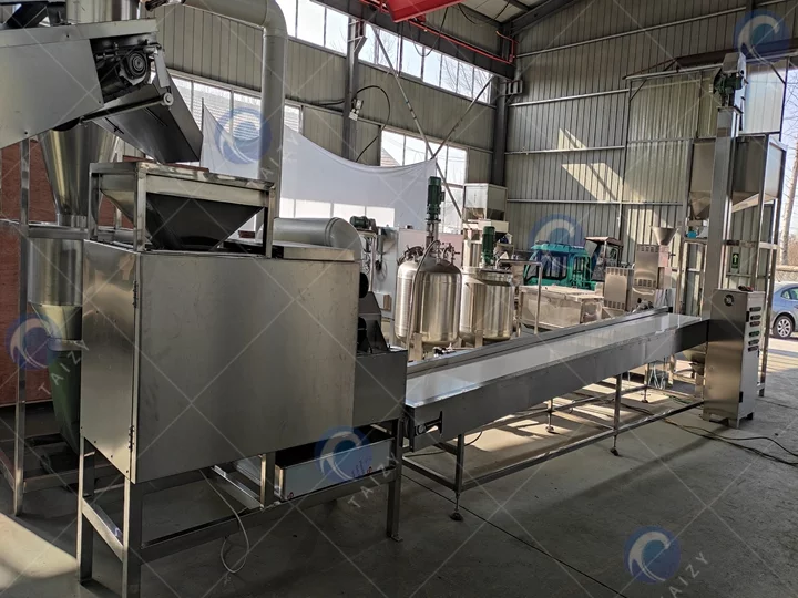 Automatic peanut butter making machine plant