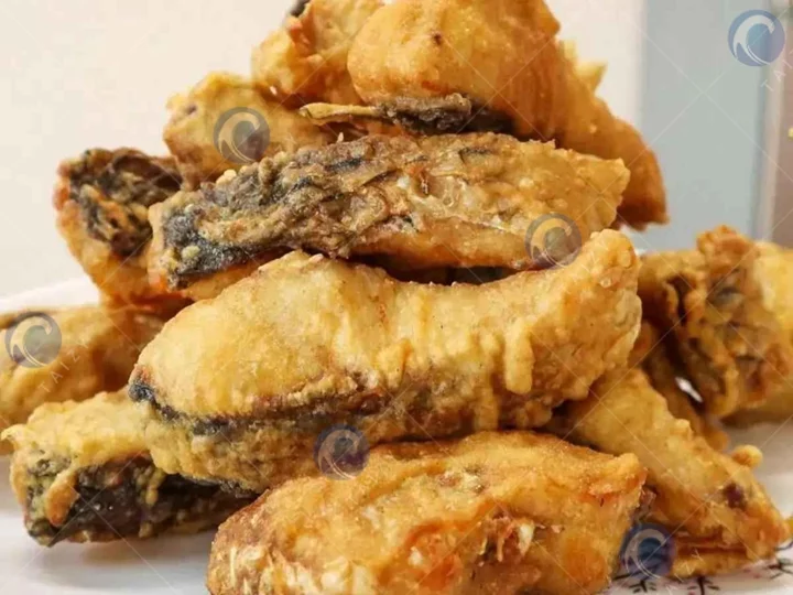 튀긴 생선 필레