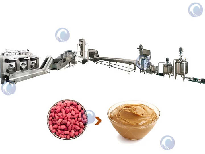 peanut paste processing plant
