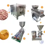 Semi-automatic peanut paste making machine