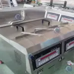 máquina de fritura industrial