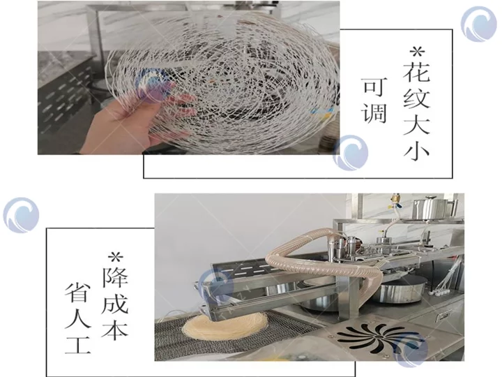 Vietnamese lace spring roll wrapper machine