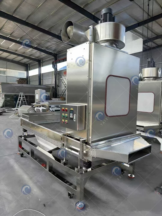 seed screening machine with air suction