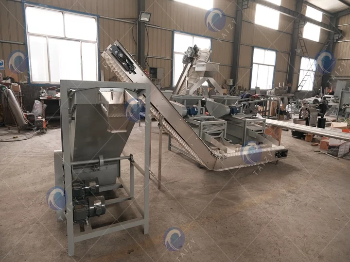 almond processing machine
